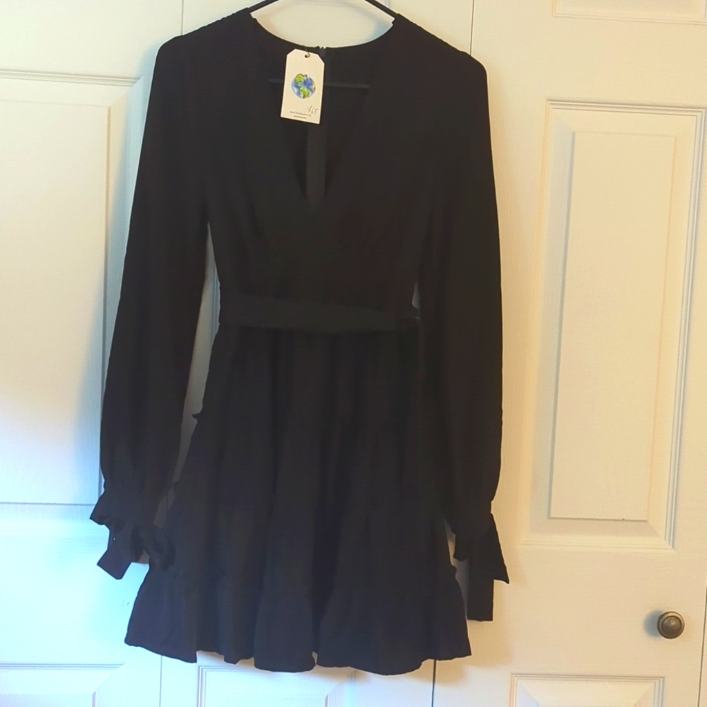 Midi Black Dress 👗